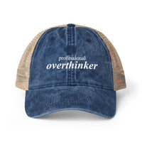 Professional Overthinker | Funny Embroidered Trucker Hat