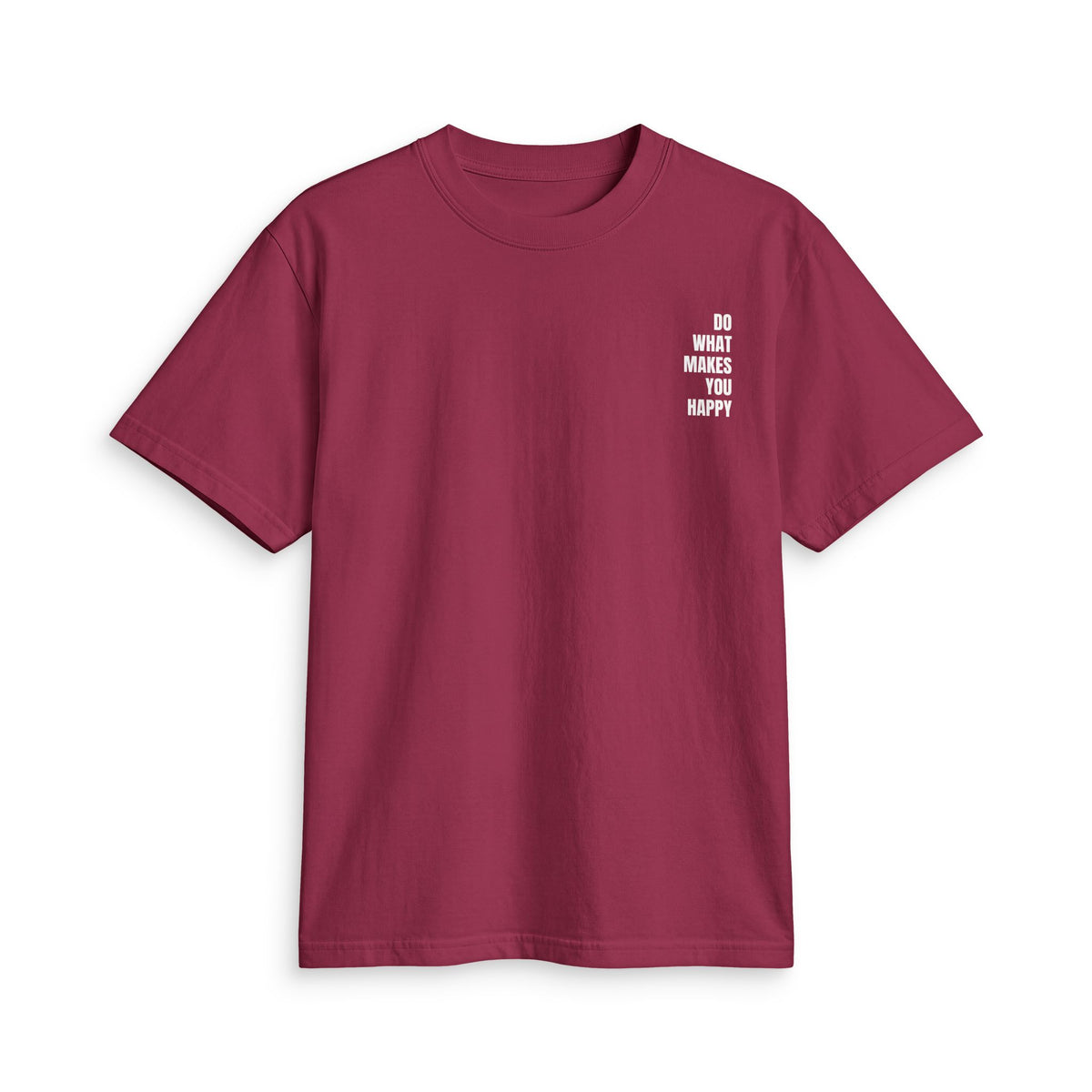Do What Makes You Happy | Oversized Minimalist T-Shirt