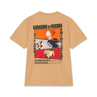 Fly High! Polera Oversized Anime Volleyball | Inspirada en "Dumpster Battle" Shoyo y Kenma