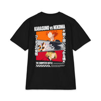 Fly High! Polera Oversized Anime Volleyball | Inspirada en "Dumpster Battle" Shoyo y Kenma
