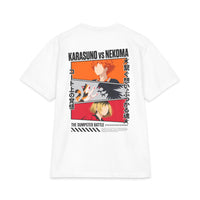 Fly High! Polera Oversized Anime Volleyball | Inspirada en "Dumpster Battle" Shoyo y Kenma