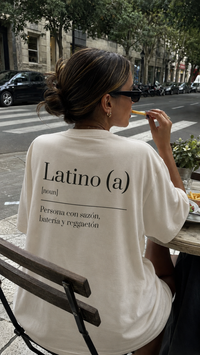 Latino (a) Definition Tee | Funny Streetwear Shirt | Oversize